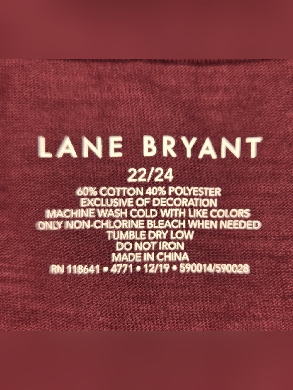 Lane Bryant plus size womens embroidered shirt size 22/24 - Picture 4 of 6